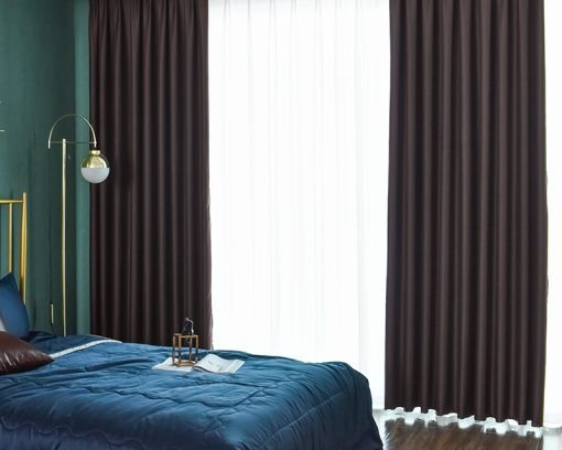 Solid Blackout Windows Curtains for Living Room - Image 2