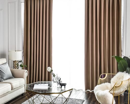 Solid Blackout Windows Curtains for Living Room - Image 4