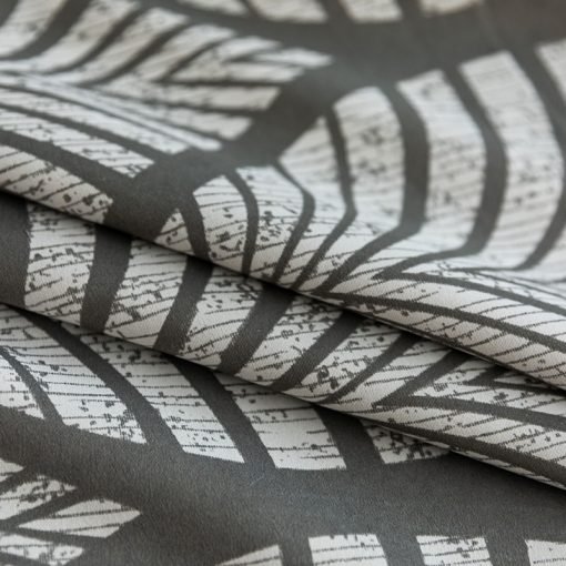 Modern Grey Geometric Blackout Curtains - Image 4