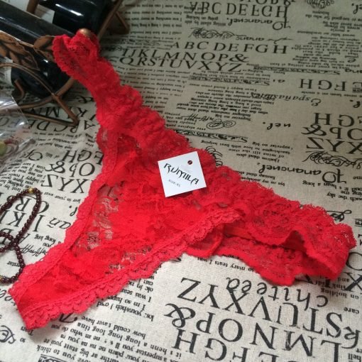 Women’s Sexy Transparent Lace Breathable Floral G-String - Image 5
