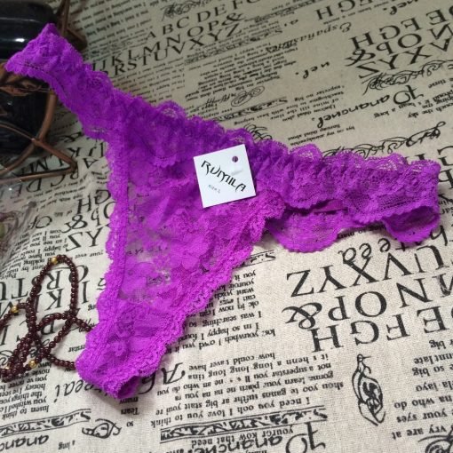 Women’s Sexy Transparent Lace Breathable Floral G-String - Image 6