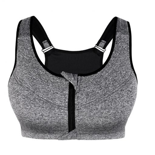 Women's Sexy Sports Bra with Frontal Zipper - Image 3