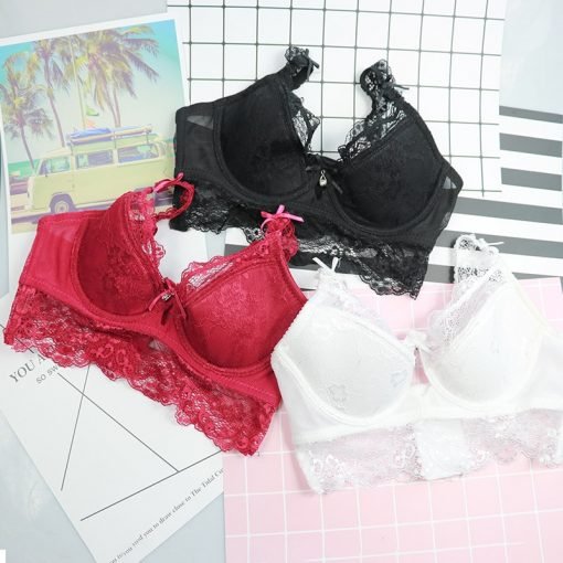 Women's Sexy Push Up Lace Up Bra - Image 6