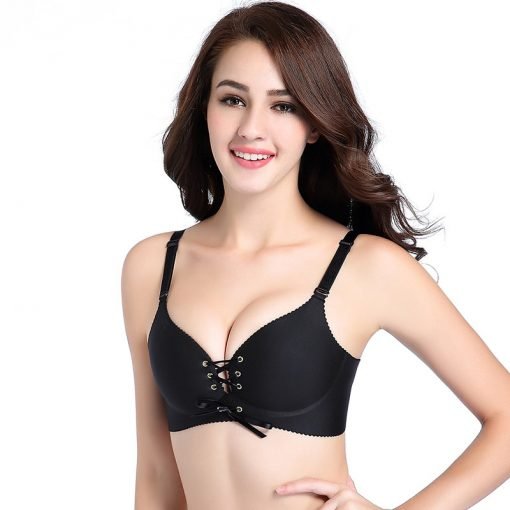 Women's Sexy Push Up Lace Up Bra - Image 2