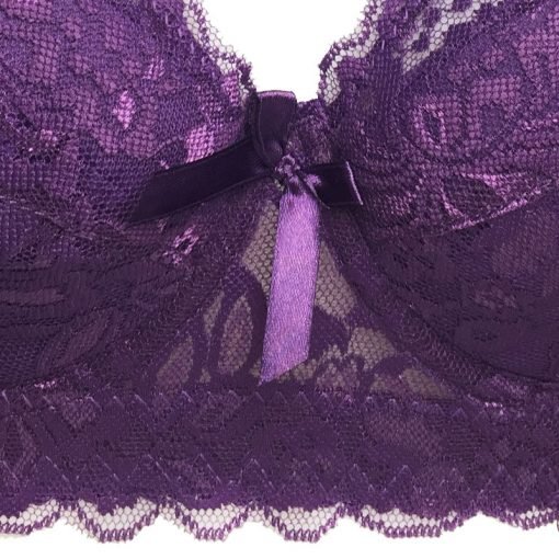 Women's Sexy Push-Up Padded Floral Lace Bra - Image 5