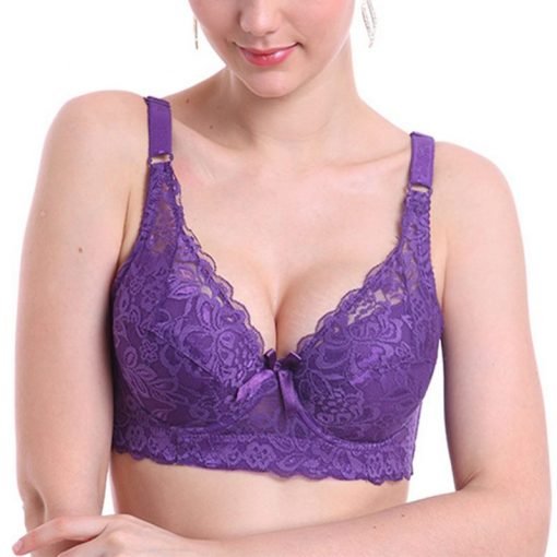 Women's Sexy Push-Up Padded Floral Lace Bra