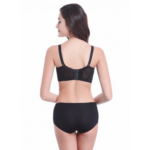 Women's Sexy Silk Lace Push Up Bra Panty Set - Image 3
