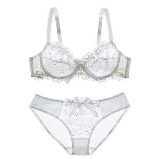 Women’s Sexy Romantic Bridal Bra Panty Set