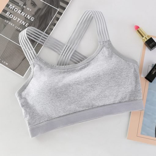 Women's Cotton Padded Sports Bra - Image 5