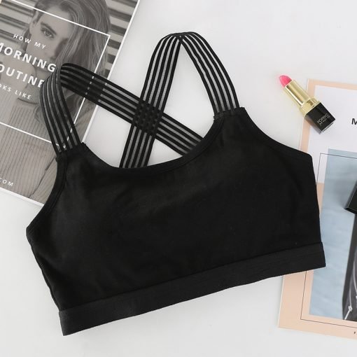 Women's Cotton Padded Sports Bra - Image 2