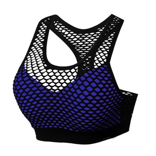 Women's Padded Mesh Sports Bra - Image 3