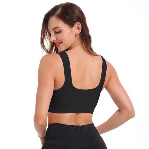 Women's Padded Crop Sports Bra - Image 2