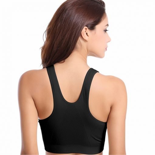 Women's Zipper Sports Bra - Image 4