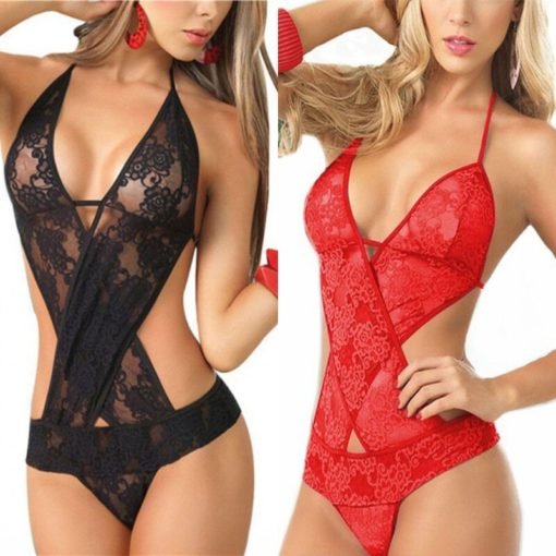 Women's Sexy Erotic Lace Babydoll Nightwear