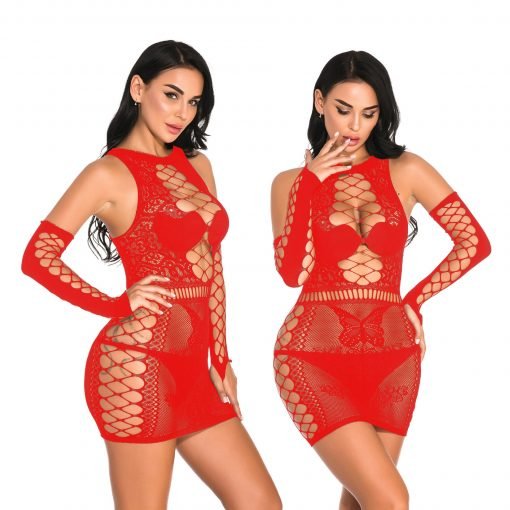 Women's Sexy Erotic Babydoll Dress Bodysuit - Image 4