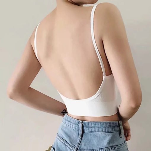 Women's Deep Back Light Padded Bralette - Image 2