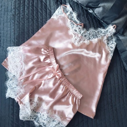 Silky Lace Women’s Pajamas - Image 7