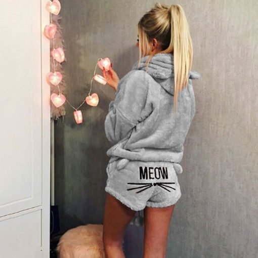 Women's Soft Flannel Pajama Set - Image 4