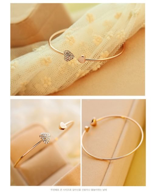Women's Heart Shaped Bracelet - Image 6