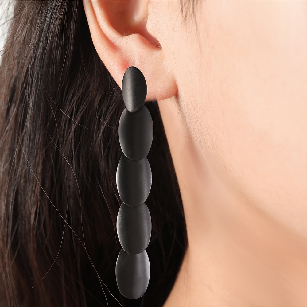 Women's Geometric Pattern Drop Earrings