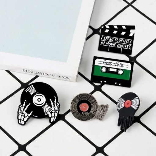 Vinyl Record Themed Pin - Image 2