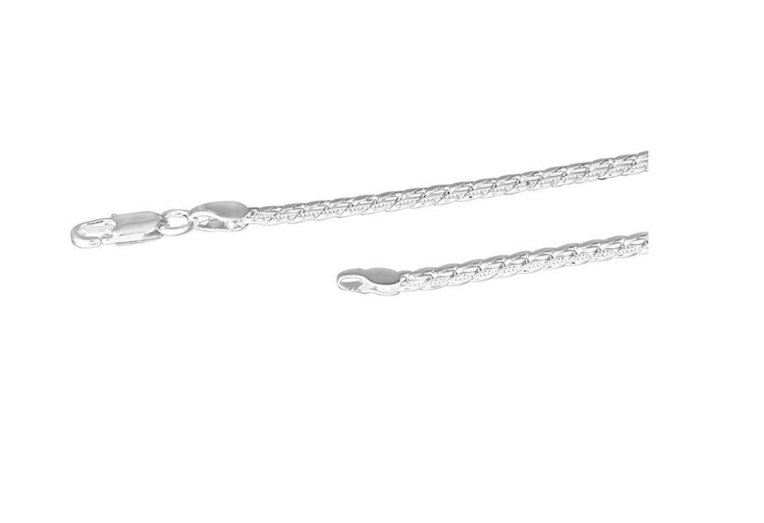 Women's Silver Plated Chain Necklace