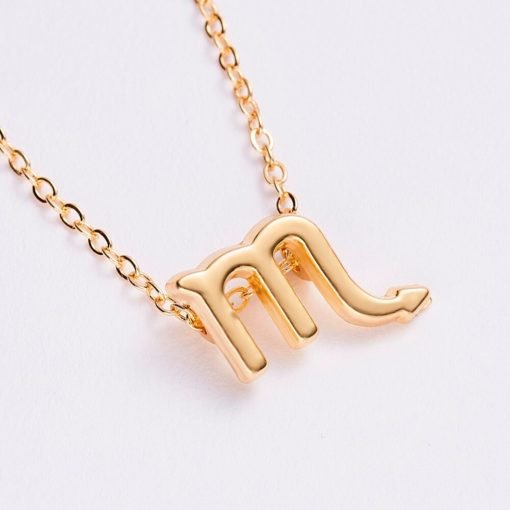Women's Elegant Zodiac Sign Pendant Necklace - Image 5