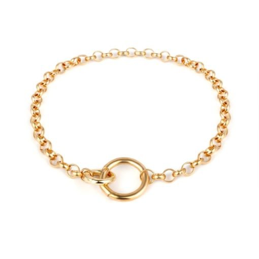 Choker Necklaces with Circle Shaped Pendants - Image 2