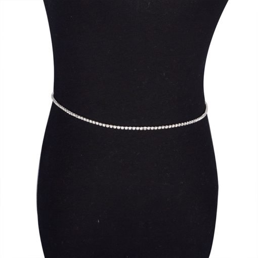 Women's Rhinestone Waist Chain - Image 3