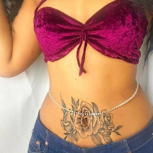 Women's Rhinestone Waist Chain