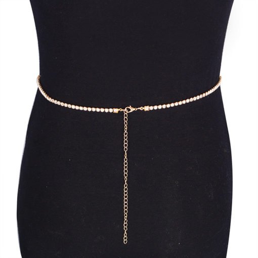 Women's Rhinestone Waist Chain - Image 4