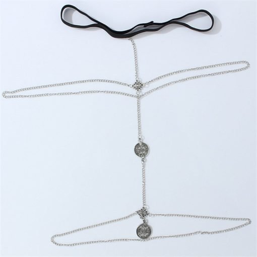 Women's Boho Style Double Layer Leg Chain - Image 5