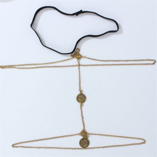 Women's Boho Style Double Layer Leg Chain - Image 6