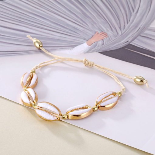 Boho Style Shell Conch Rope Anklet for Women - Image 2