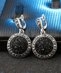 Classic Shimmering Women's Crystal Earrings