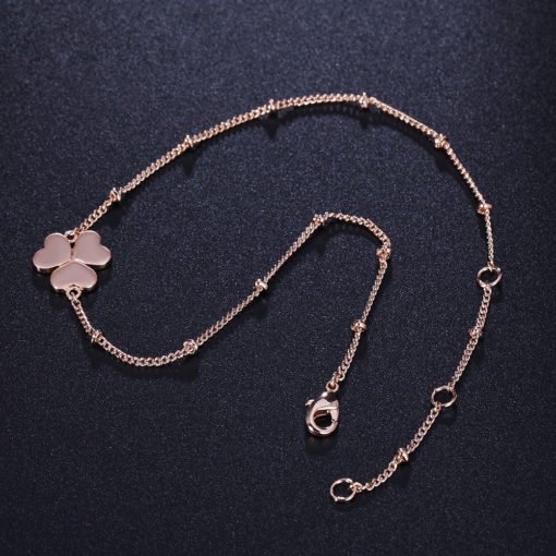 Lucky Clover Minimalist Women's Bracelet - Image 2