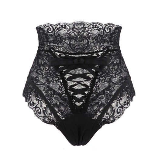 Women's Lace Up Style High Waist Panty - Image 3