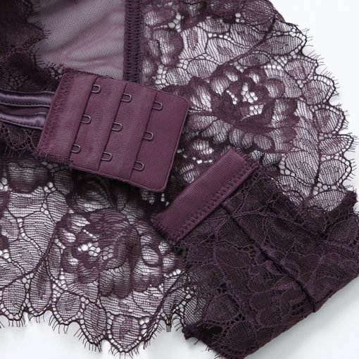 Women's Sheer Lace Push Up Bodysuit - Image 6