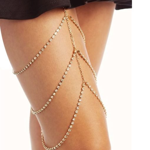 Women's Crystal Lace Thigh Chain