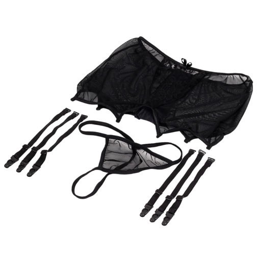6 Straps High Waist Garter & Panty - Image 2