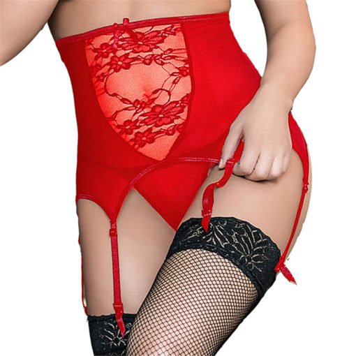 6 Straps High Waist Garter & Panty - Image 5