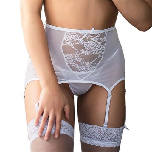 6 Straps High Waist Garter & Panty - Image 4
