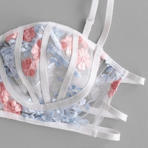 Set of Soft White Bra and Panty for Women - Image 3