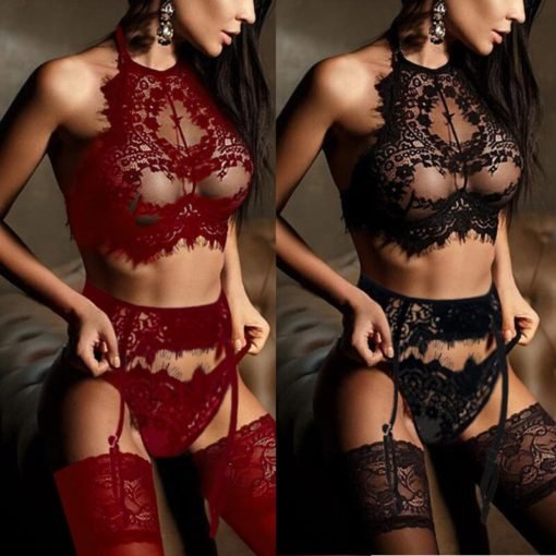 Women Sexy Erotic Babydoll Costume Set - Image 6