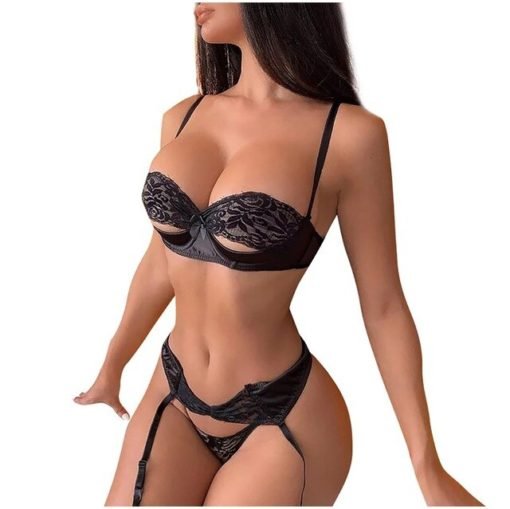 Women Sexy Erotic Babydoll Costume Set - Image 3